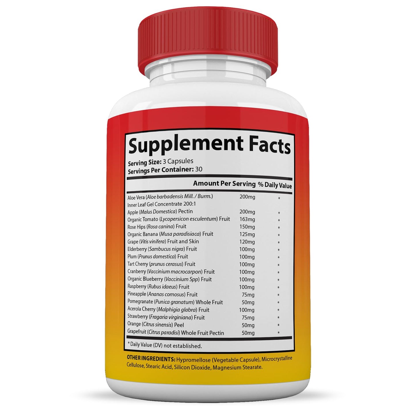 (20 Pack) Vital Fruits and Veggies Supplement Whole Food Red & Green Superfoods