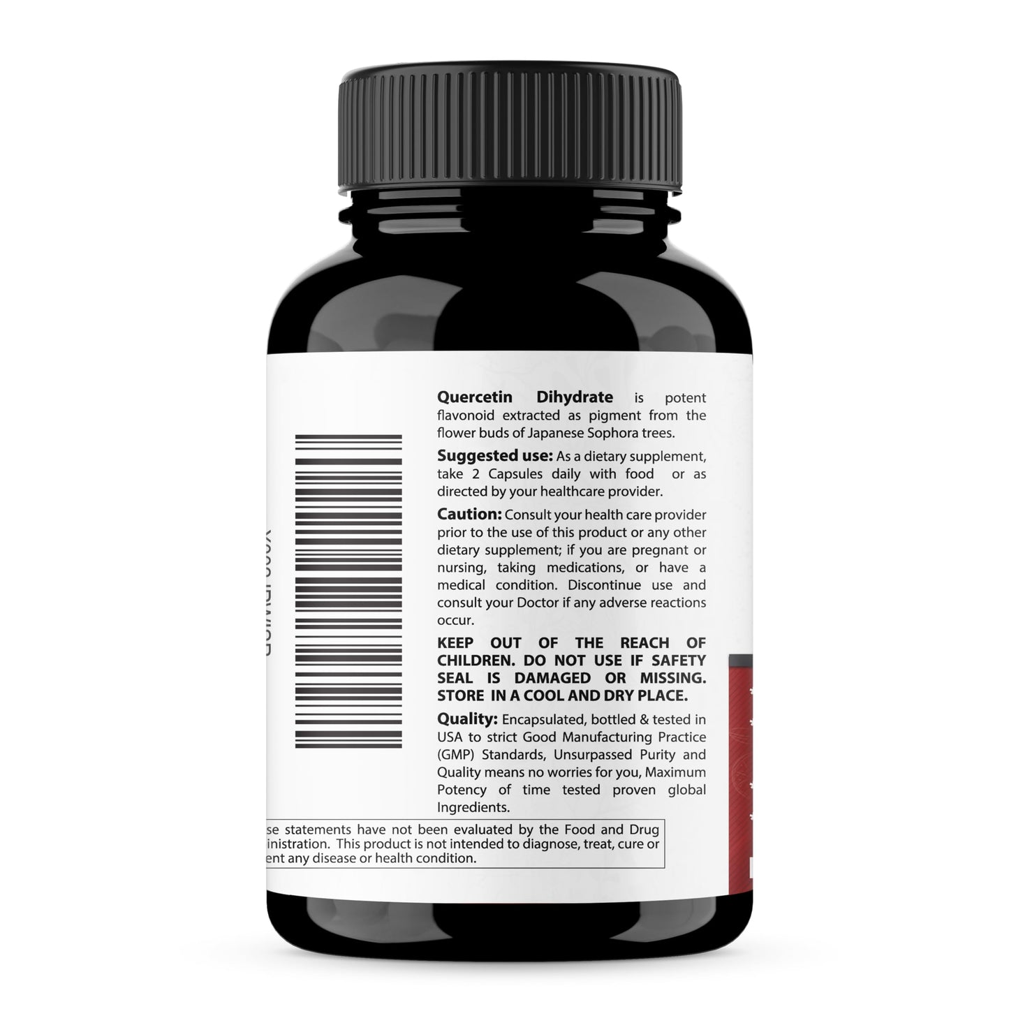 Zinc Quercetin Vegetarian Capsules 120 Ct- (2 Pack)