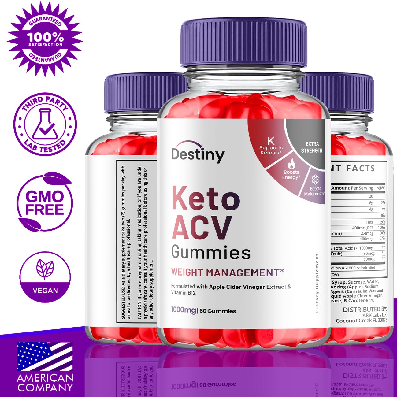 Destiny Keto ACV Gummies, Destiny Keto ACV Gummies Advanced 1000MG - Destiny Keto