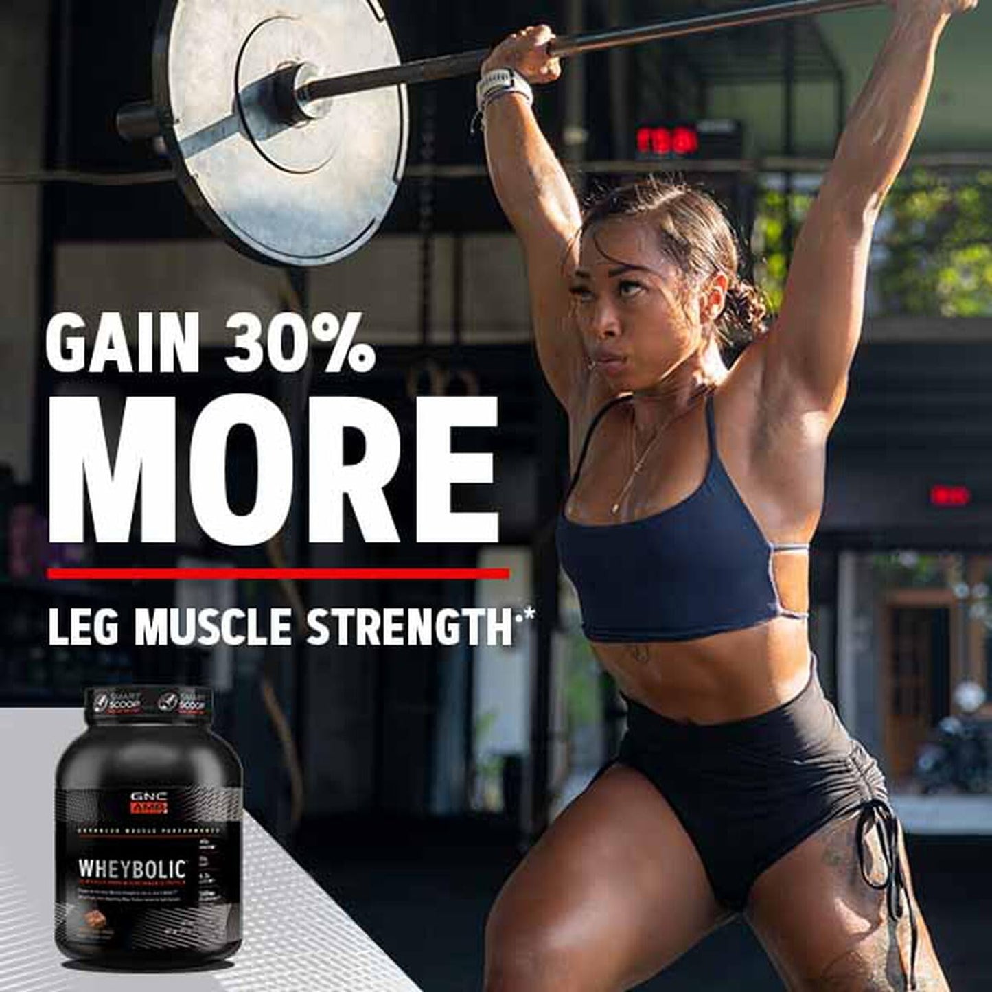 GNC AMP Wheybolic Protein Powder | Targeted Muscle Building and Workout Support Formula