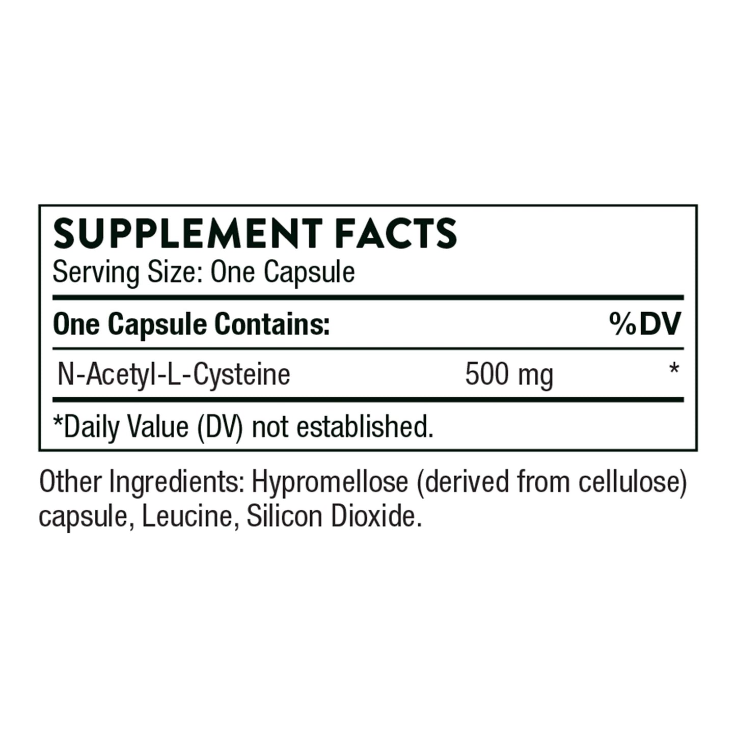 Thorne NAC - N-Acetylcysteine - 500mg - Supports Respiratory Health and Immune