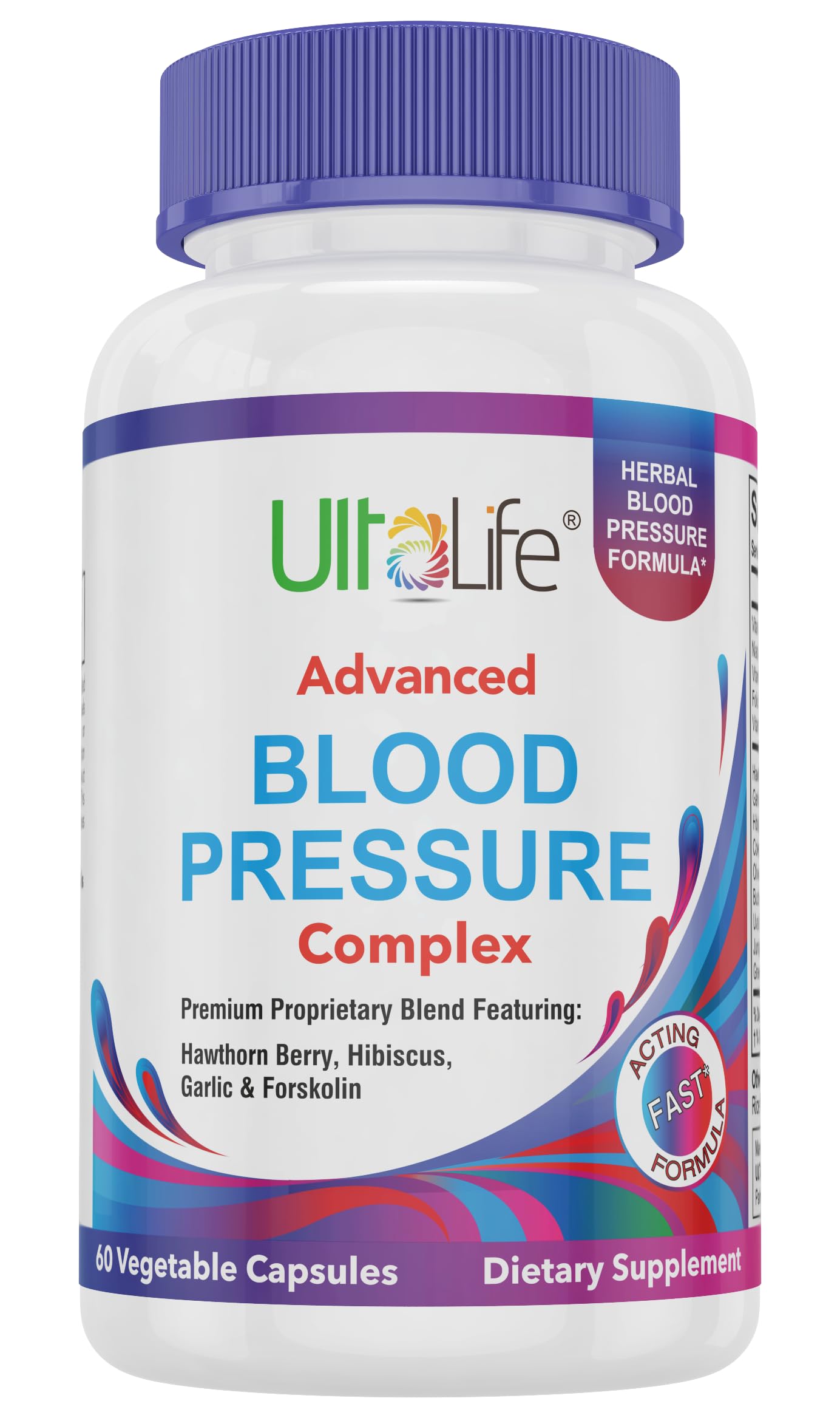 ULTALIFE Blood Pressure Supplements - Advanced Blood Pressure Supplement Complex