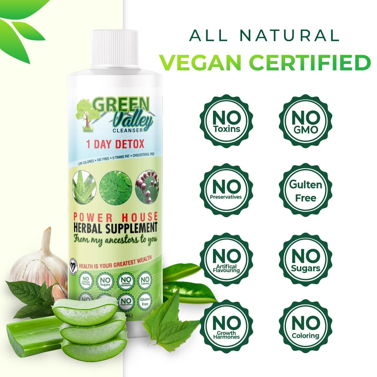 1 Day Colon Liquid Cleanse Formula and Liver Detox - Vegan Friendly, Helps Healthy Digestion