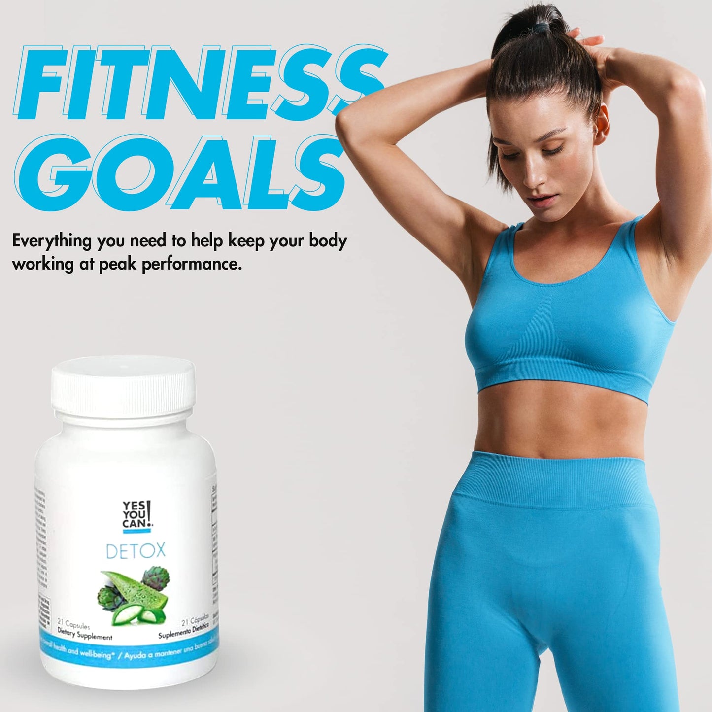 Yes You Can! Natural Detox Cleanse - Daily Cleanse Supplement for Men & Women