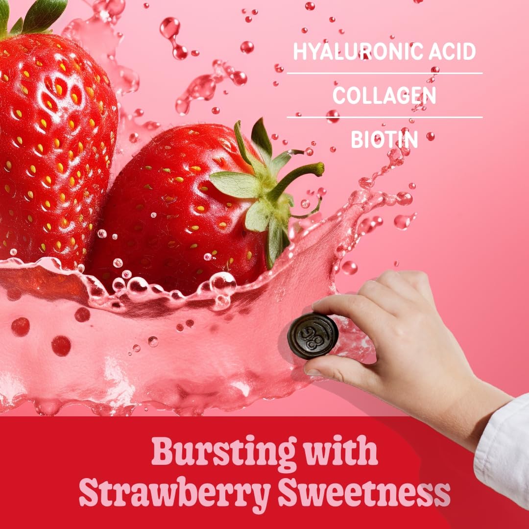 8Greens Skin Gummies with Collagen & Biotin - for Healthy Skin, Hair, and Nails 8Greens