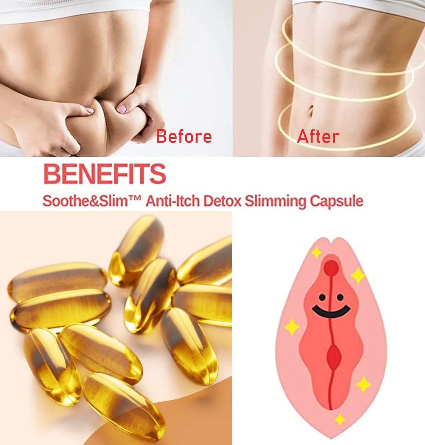 Dexcara Detox Repair,2024 New Natural Repair Vagianal Capsules,Natural Detox Viginal Capsules