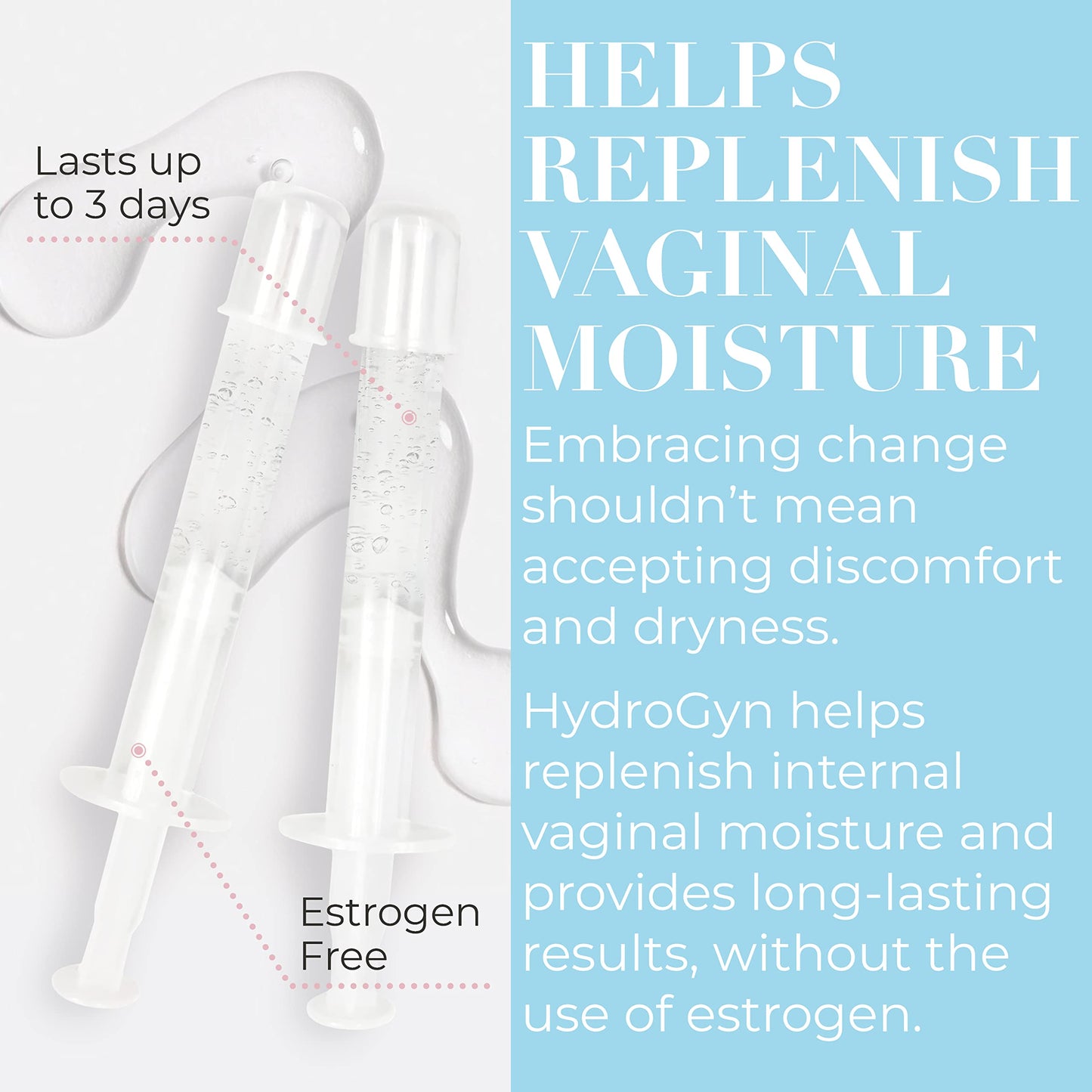 Terramed Just Think Comfort Hydro GYN Vaginal Moisturizer | Long-Lasting Dryness