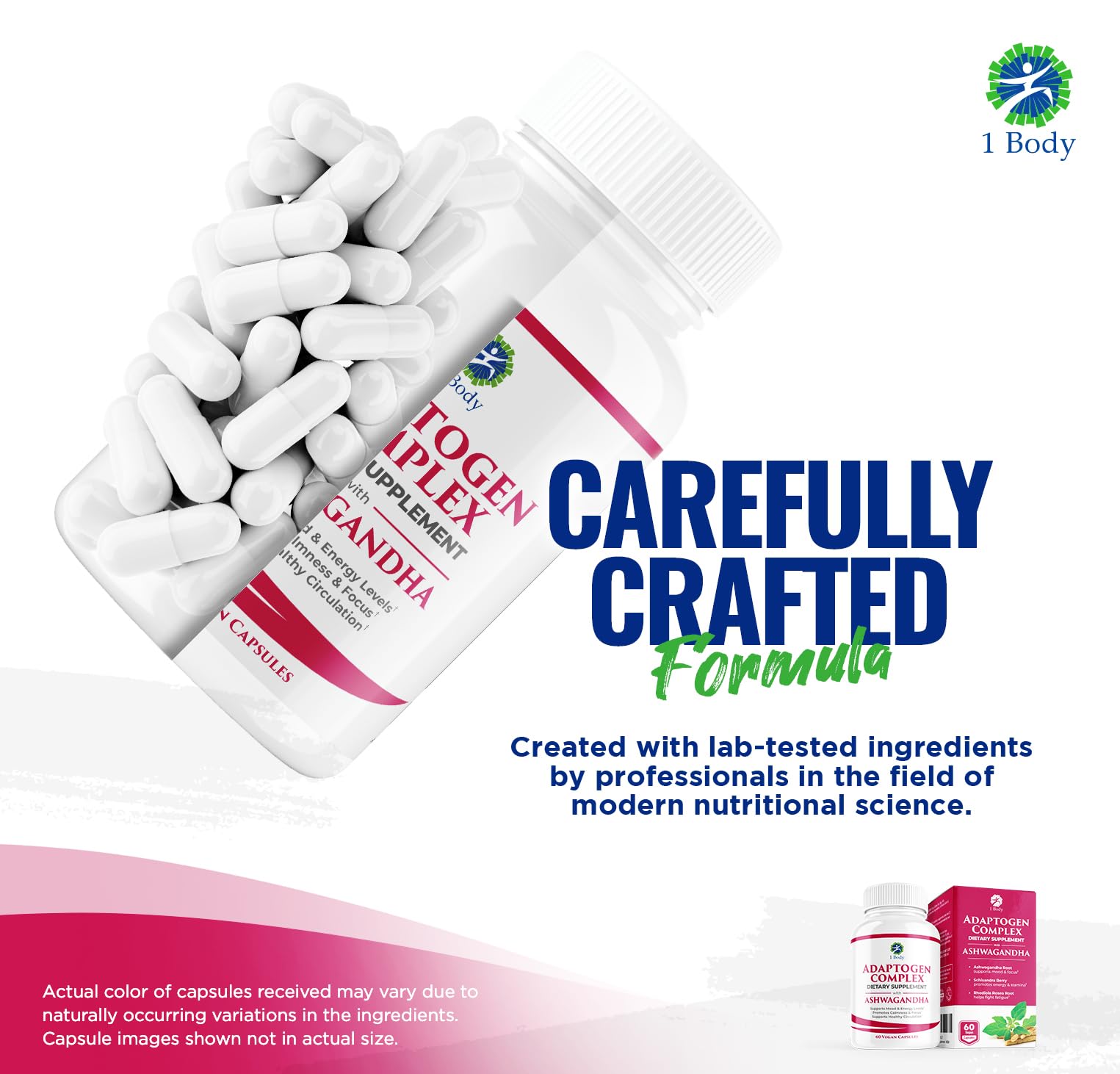 1 Body Adaptogen Complex with Ashwagandha