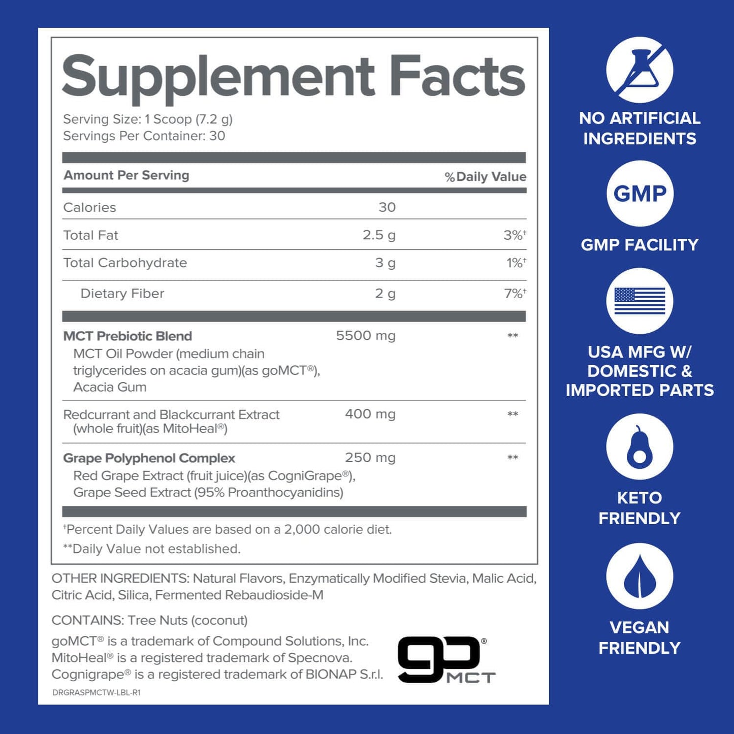 Gundry MD MCT Wellness Powder to Support Energy, Ketone Production and Brain Health