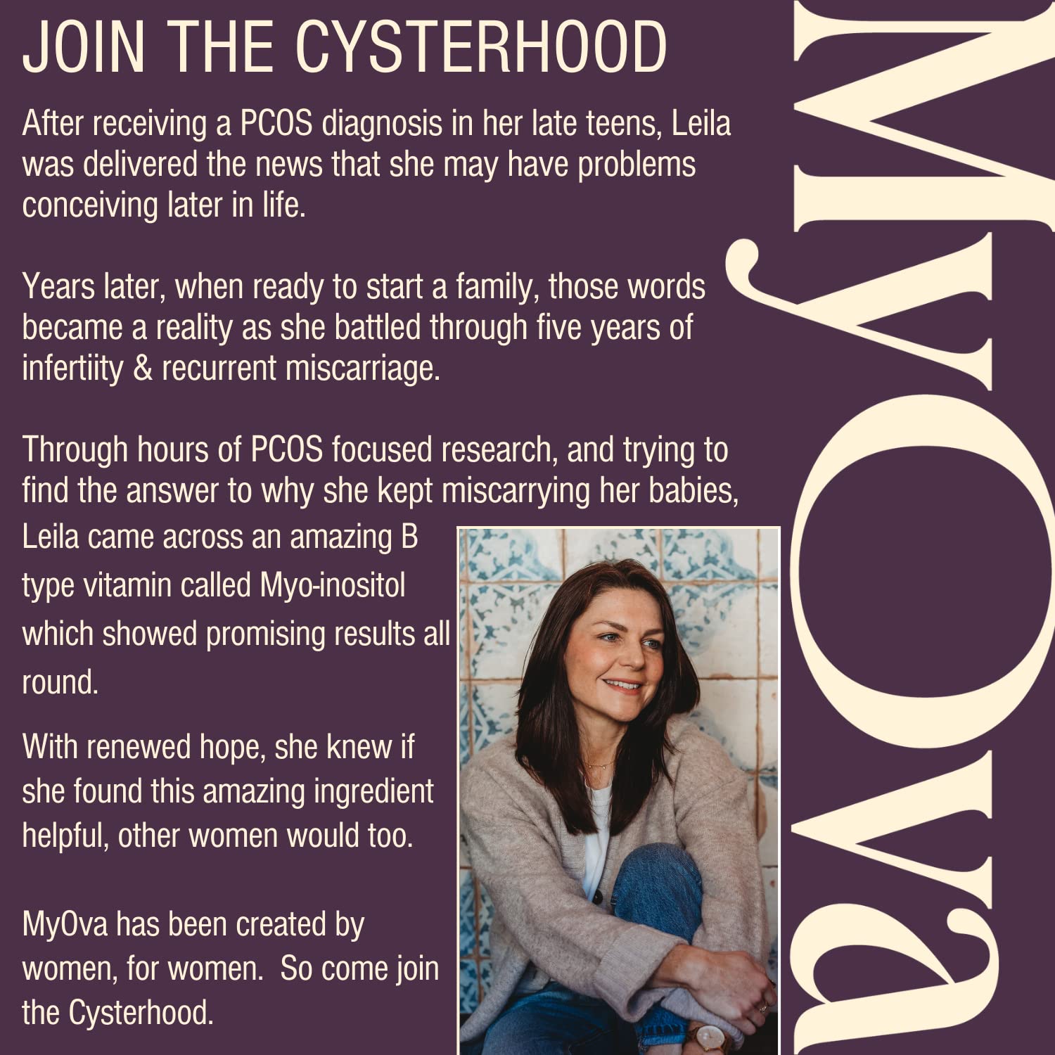 3 Pack of MyOva Myoplus - Natural Female Support Supplement for PCOS - 4000mg Myo MyOva