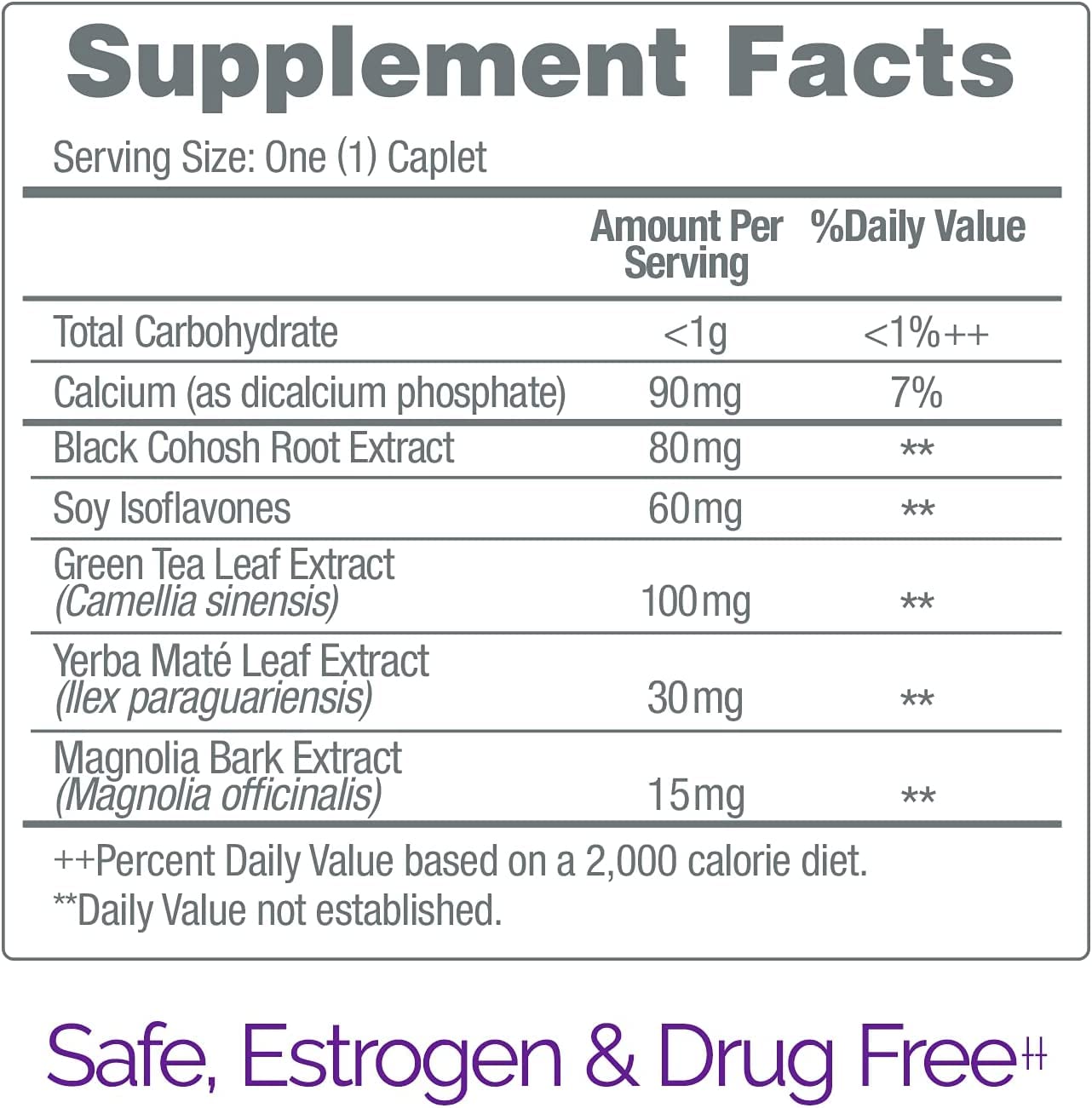 Estroven Stress Relief & Energy Boost for Menopause Relief - 28 Ct. - Clinically Proven