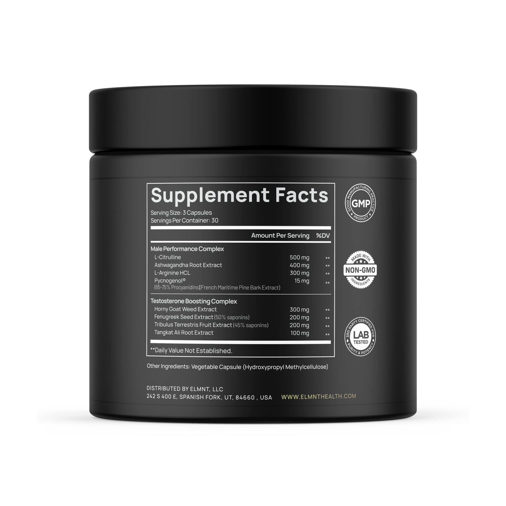 21,800mg Testosterone Booster for Men 8X Strength w. Ashwagandha, Tongkat Ali, Pycnogenol, Tribulus - Total T Male Enhancing Test Booster + Muscle Builder Workout Testosterone Supplement for Men TERRA ELMNT