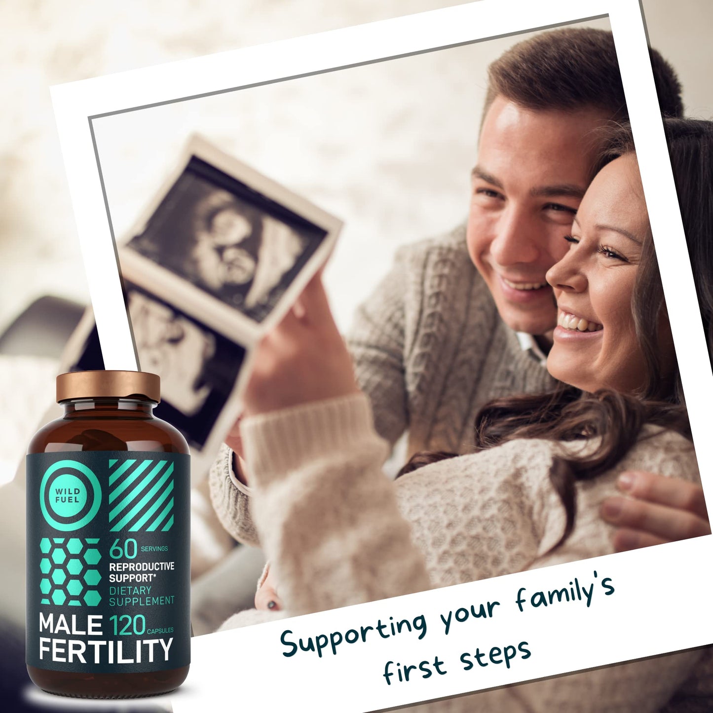 WILD FUEL Male Fertility Supplement and Dental Probiotics Health and Wellness Bundle