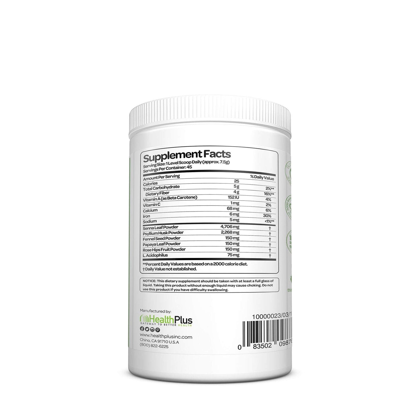 Health Plus Super Colon Cleanse: 10-Day Cleanse -Detox | More than 1 Cleanse, 12 Ounces