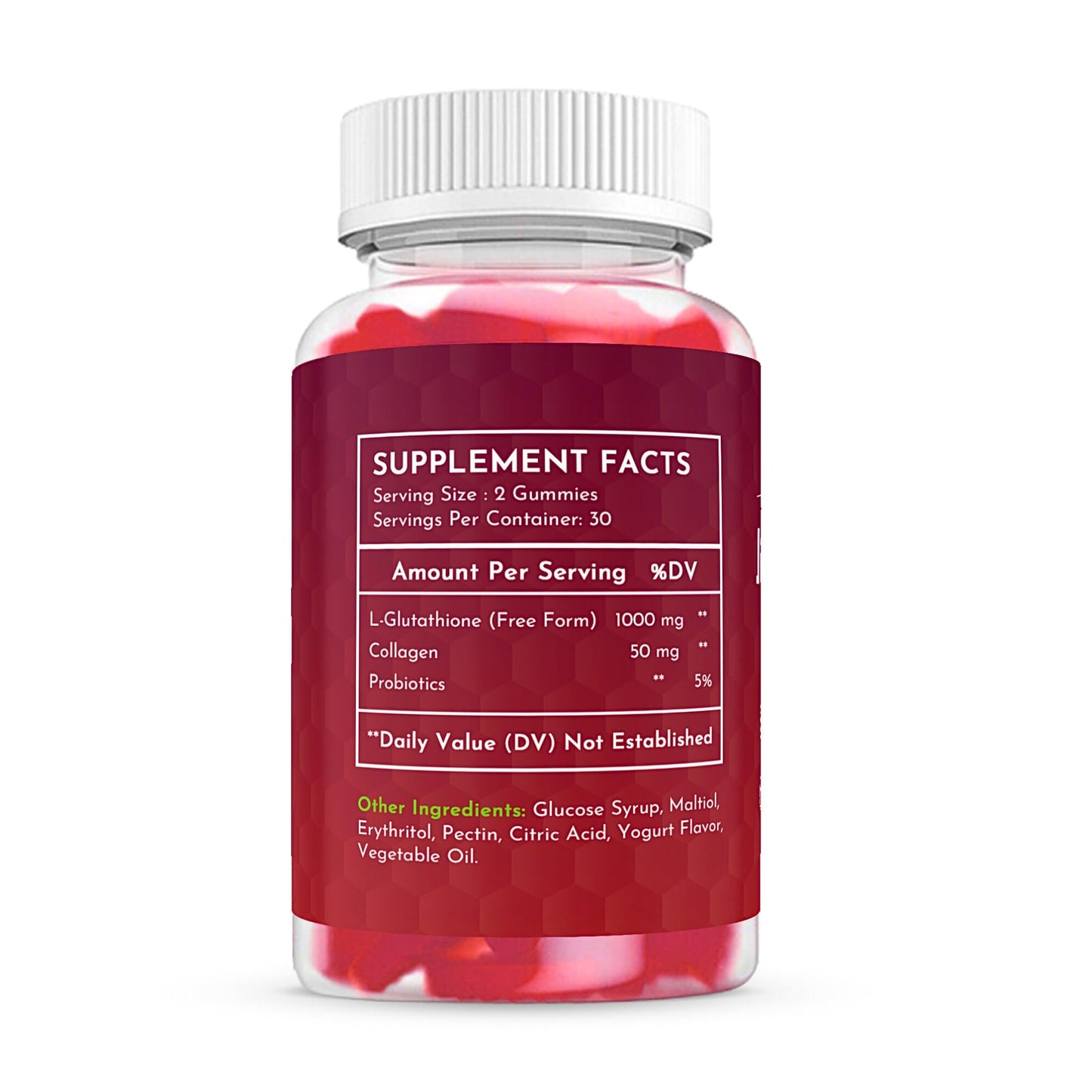 2 Pack Glutathione Gummies | with Marine Collagen | 1050mg per Serving | Antioxidant Support