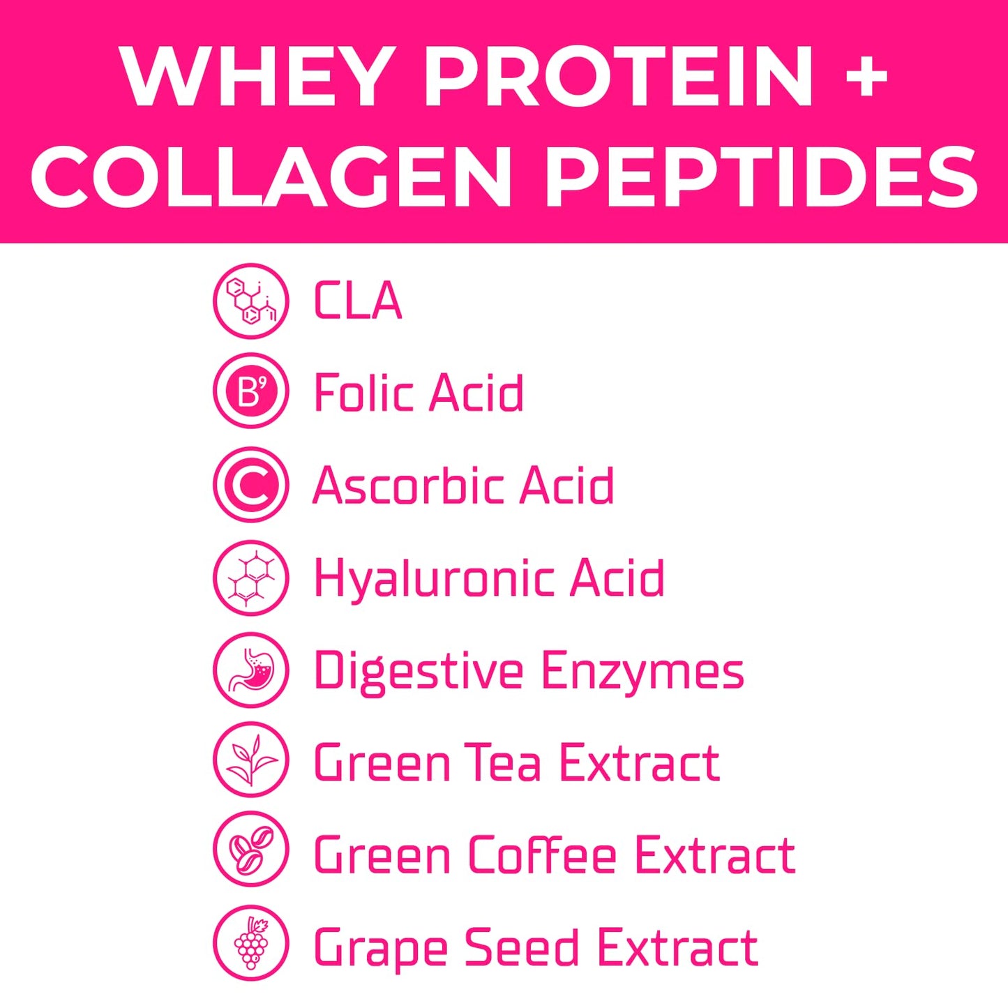 Forzagen All in One Protein for Her, Protein Powder for Women with Collagen Peptides