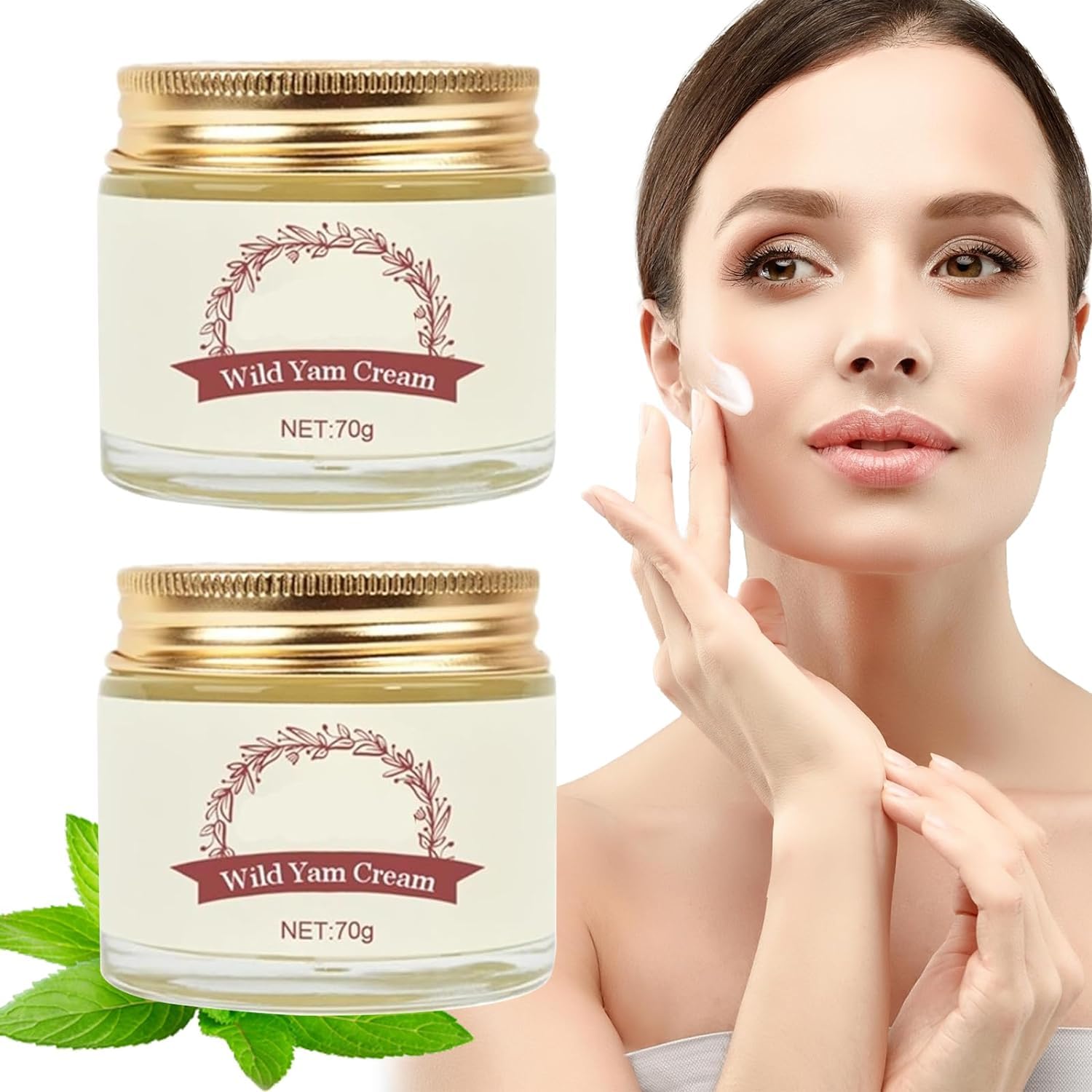 2PCS Wild Yam Cream, Hormone Balance for Women, Wild Yam Cream Organic for Women Promoting
