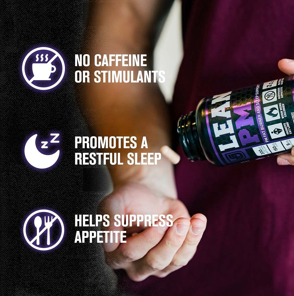 Burn-XT Thermogenic Fat Burner, Lean PM Nighttime Fat Burner & Sleep Aid