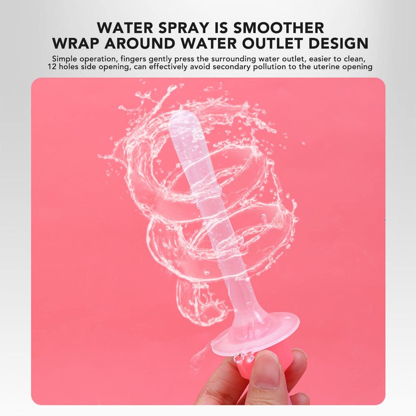 Vaginal Douche Cleaner,350ml Vaginal Cleanser Vaginal Douche Reusable Vaginal Cleansing System