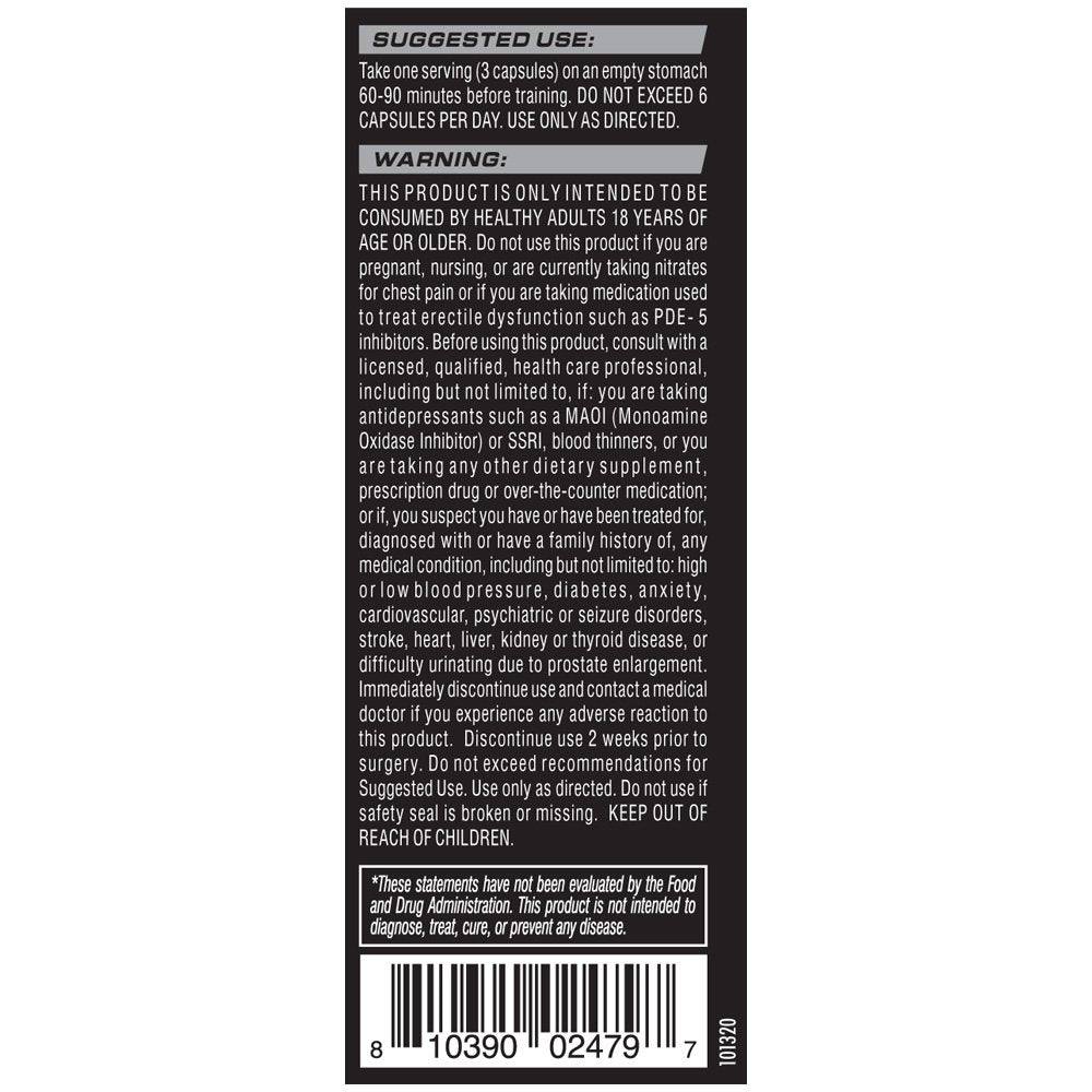 Cellucor NO3 Chrome Nitric Oxide Supplements with Arginine Nitrate for Muscle Pump