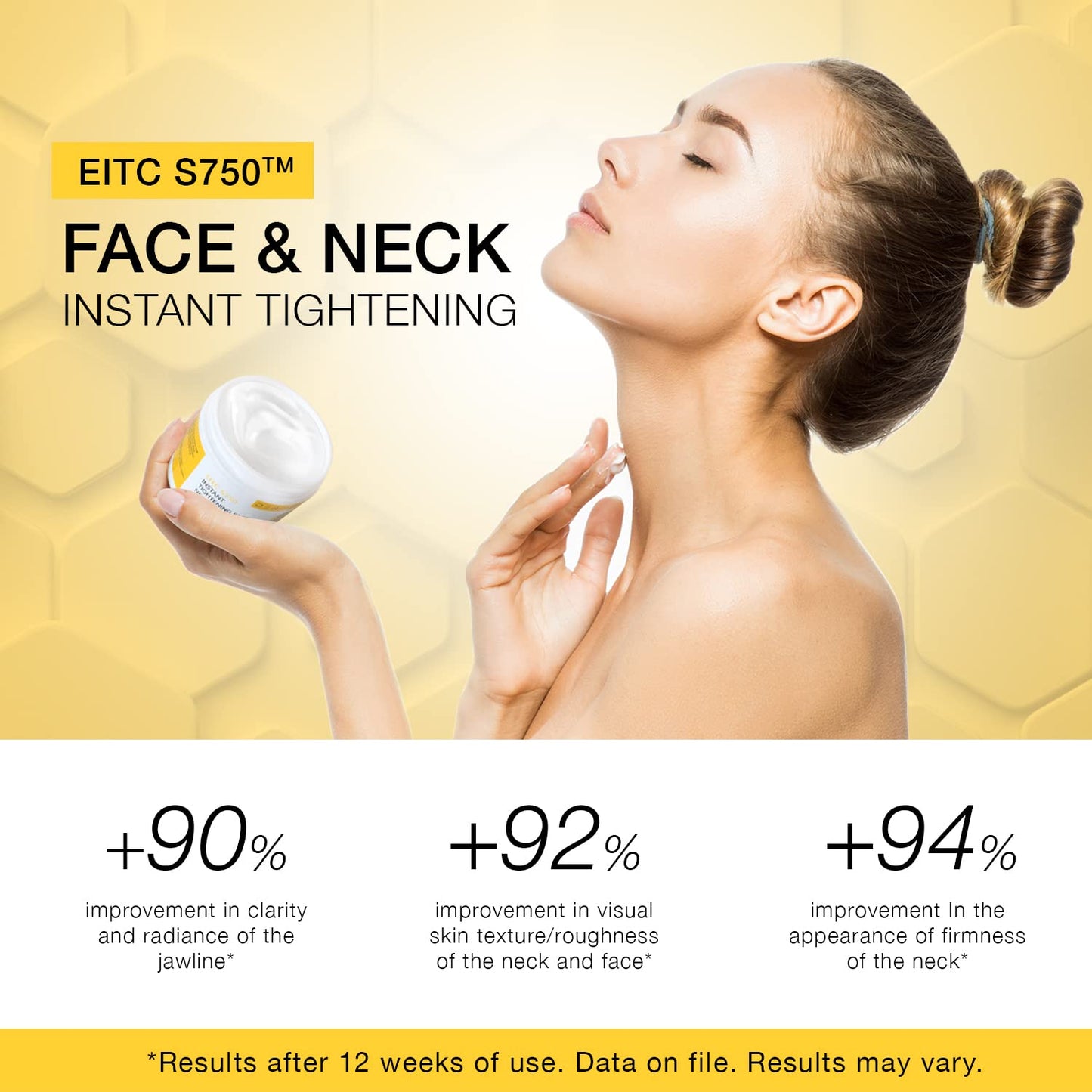 DERPHEA Neck Cream, Face Firming Cream, Face & Neck Cream, Advanced Skin Tightening