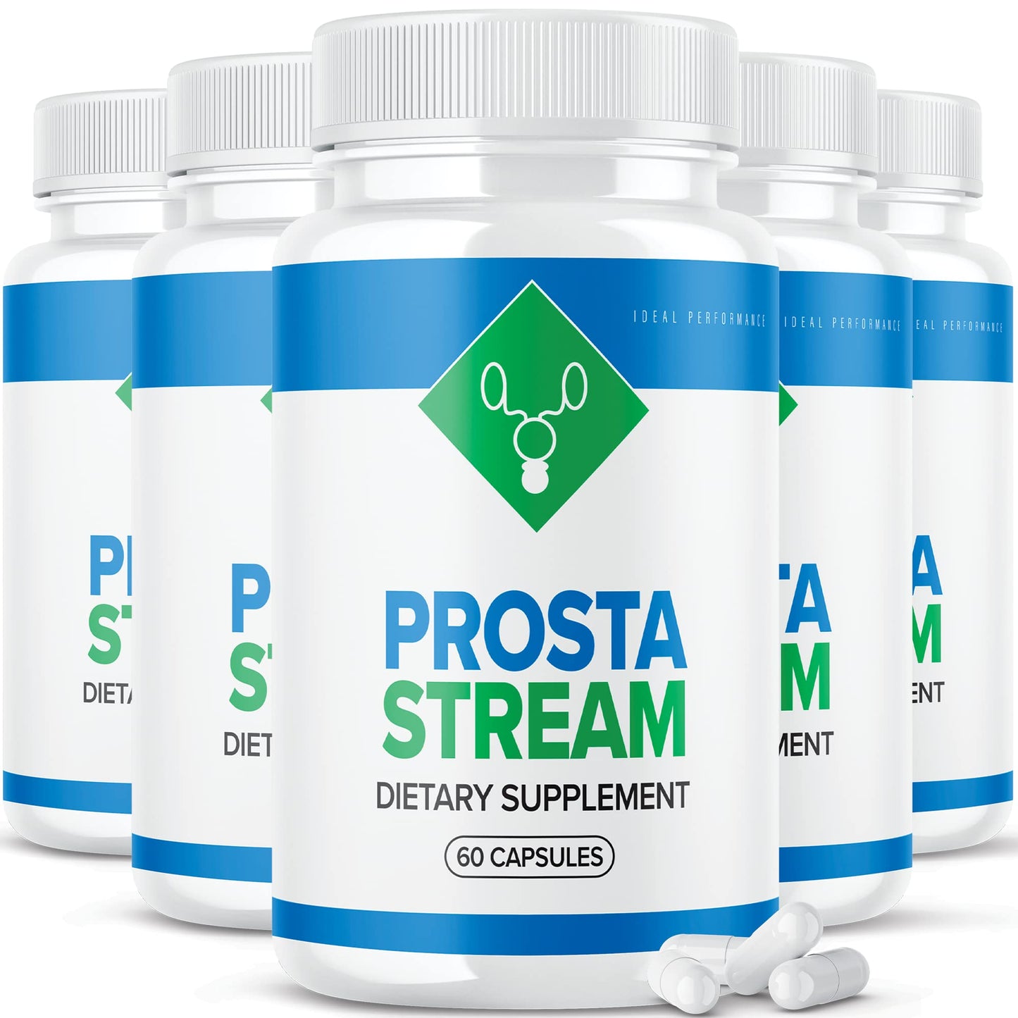 IDEAL PERFORMANCE (5 Pack) Prosta Stream Prostate Supplement Prostastream Pills