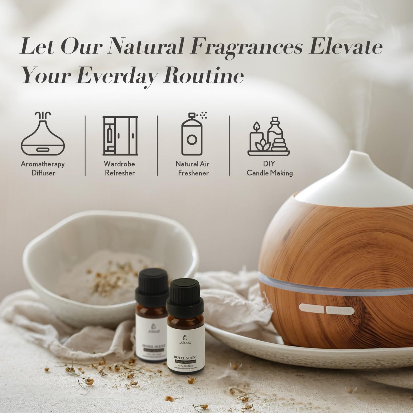 JCLOUD Royal Serenity Essential Oil Inspired by Ritz-Carlton Hotel | Hotel Collection - Pure Aromatherapy