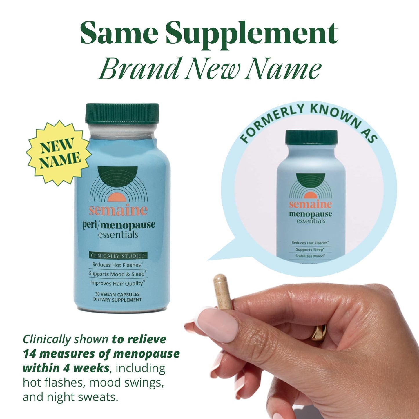 Advanced Menopause Relief Supplement for Women - Promotes Mood, Reduces Hot Flashes