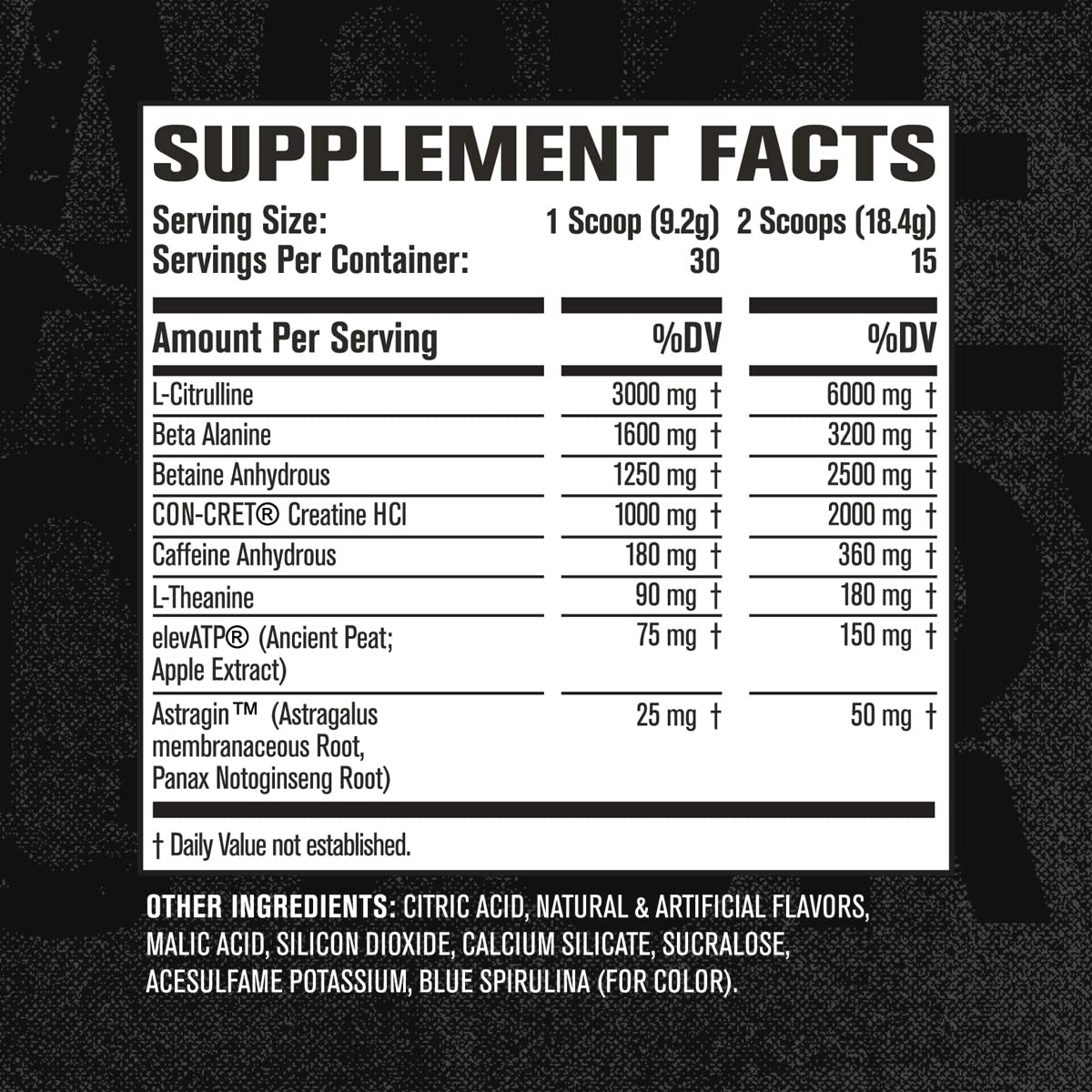 Jacked Factory Nitrosurge Build Pre Workout with Creatine for Muscle Building - Con Cret