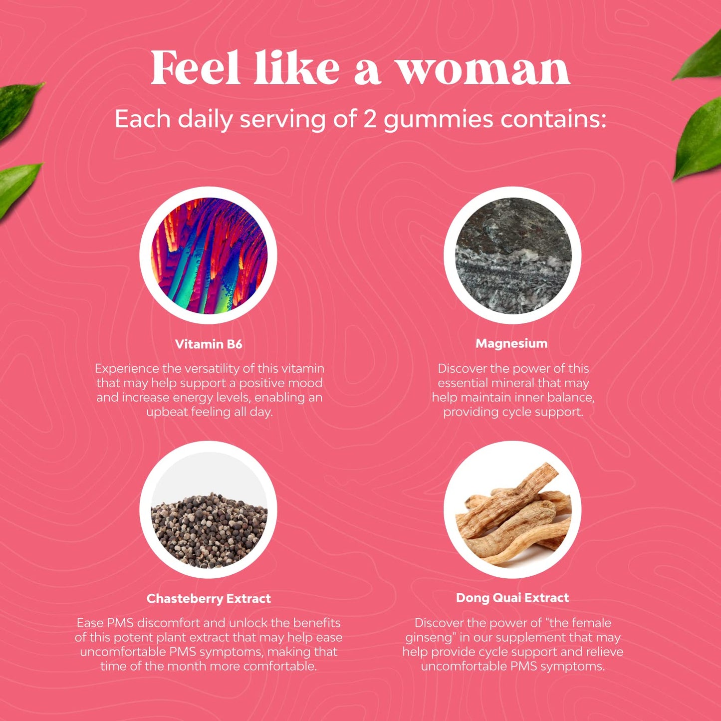 Hormone Balance for Women of All Ages - PMS Gummies and Cycle Support Supplements