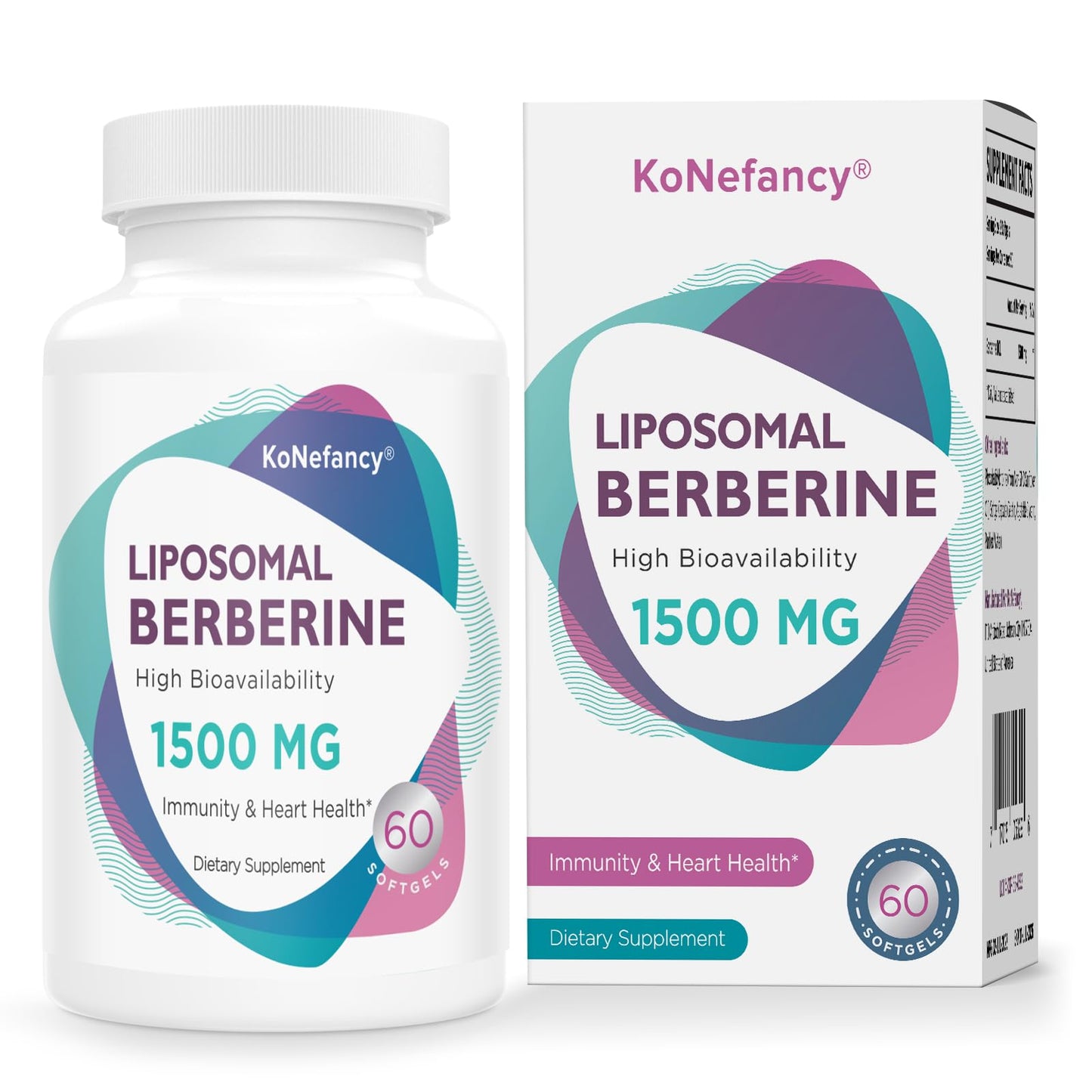 Berberine HCL Supplement 1500mg - High Bioavailability Liposomal Berberine Capsules