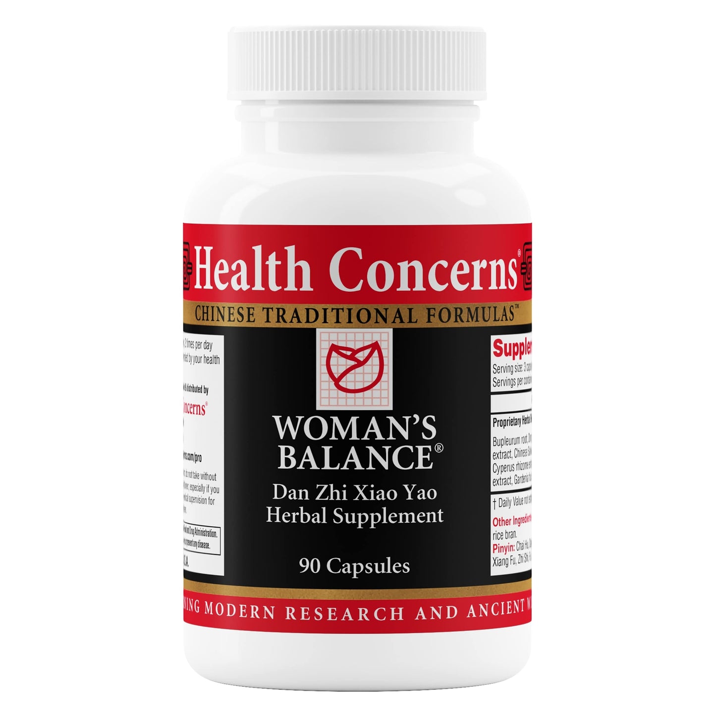 Health Concerns Woman's Balance - PMS Relief & Support Supplement for Women - Large, 90 Capsules