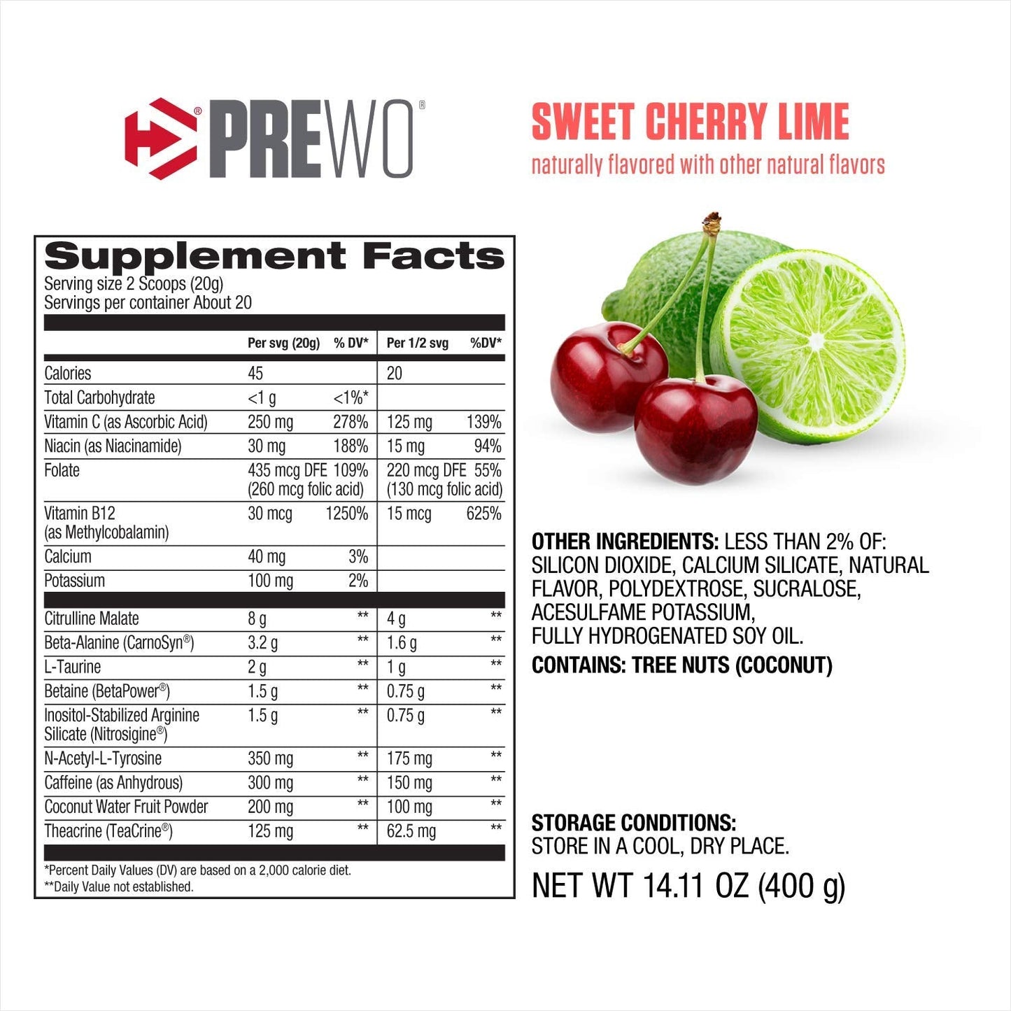 Dymatize Pre Workout Powder with Caffeine, Maximize Energy, Strength & Endurance
