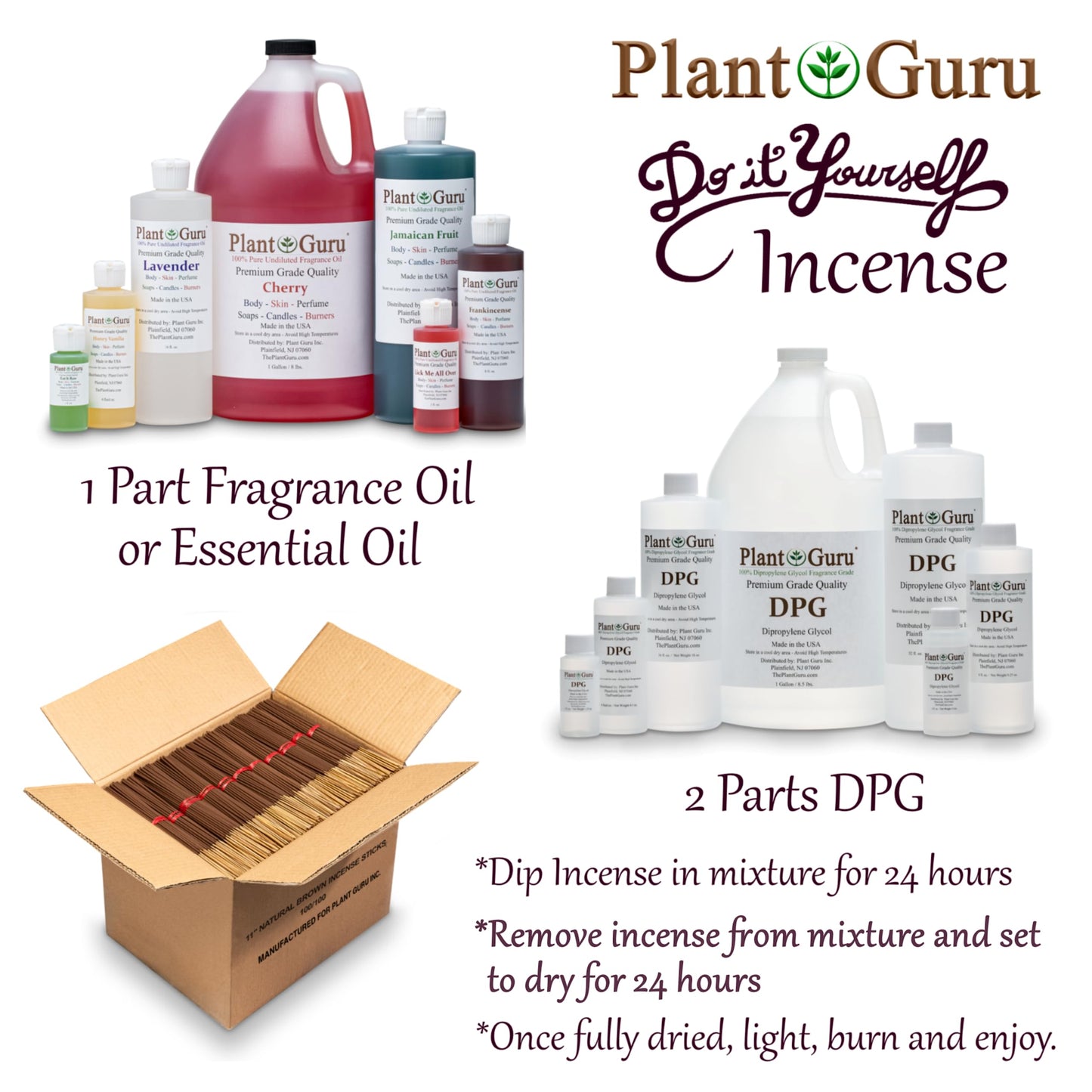 Dipropylene Glycol DPG 4 fl. oz. - Fragrance Grade Carrier Oil - Great for Incense Making