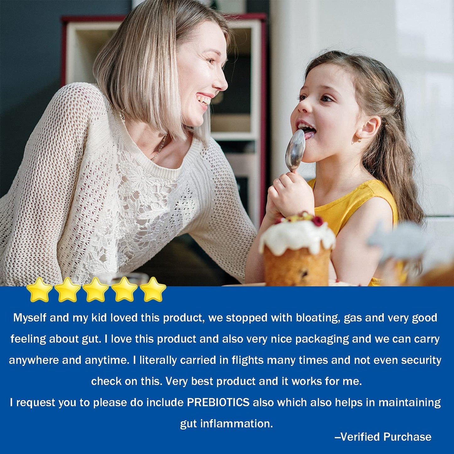 ZEBORA Probiotics for Women, Men and Kids, Prebiotics and Probiotics Powder