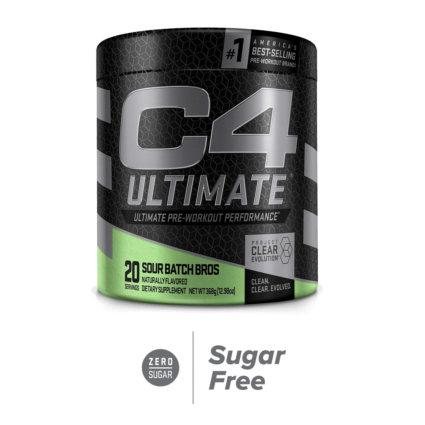 Cellucor C4 Ultimate Pre Workout Powder Sour Batch Bros - Sugar Free Preworkout Energy