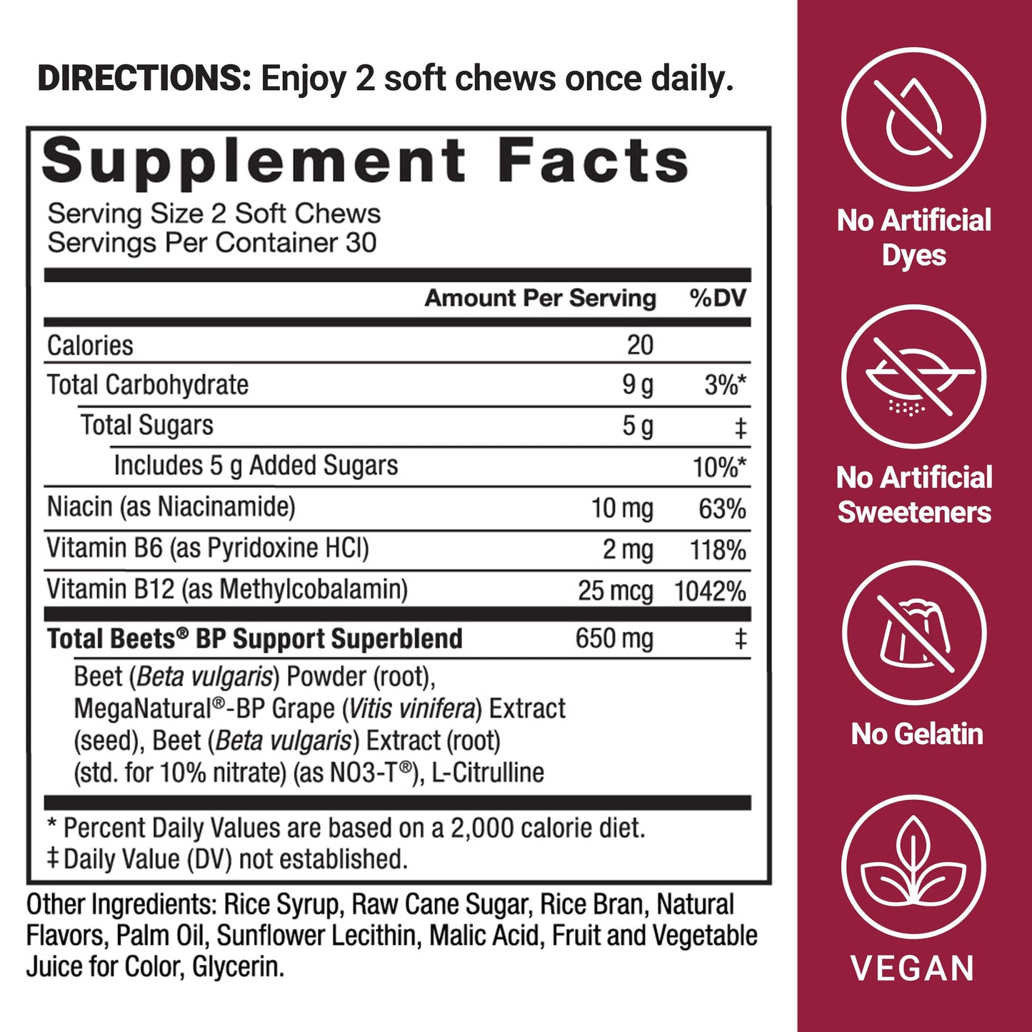 Force Factor Total Beets Blood Pressure Support Supplements with Beet Powder, Great