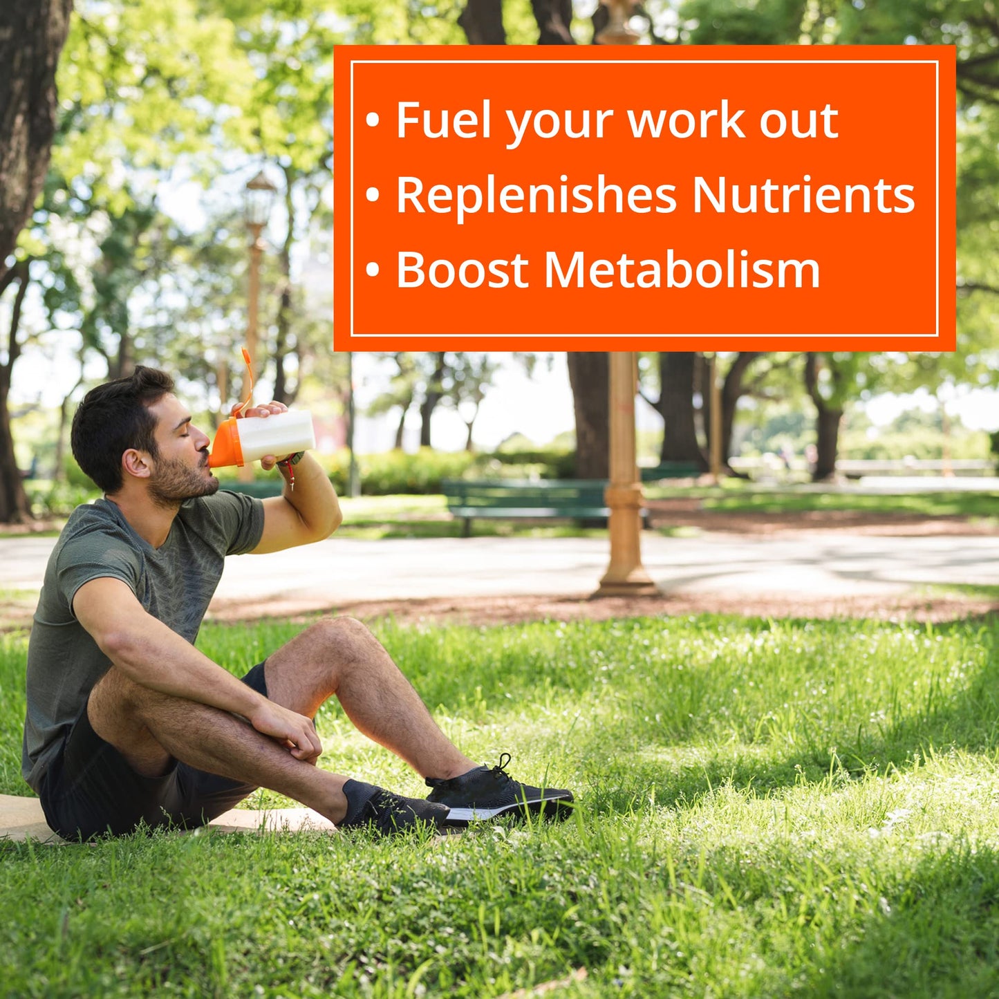 INVIGOR8 Superfood Shake (Chocolate Brownie) with Immunity Boosters - Gluten