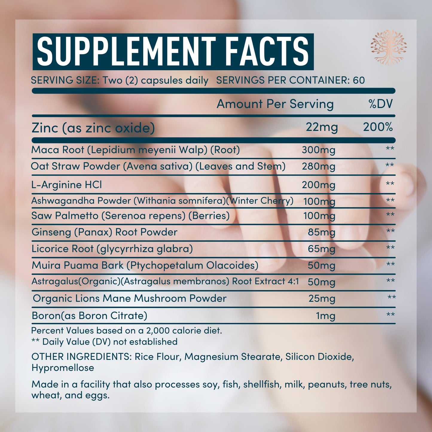 WINDSOR BOTANICALS Male Fertility Supplement and DHA with Folic Acid Prenatal Bundle