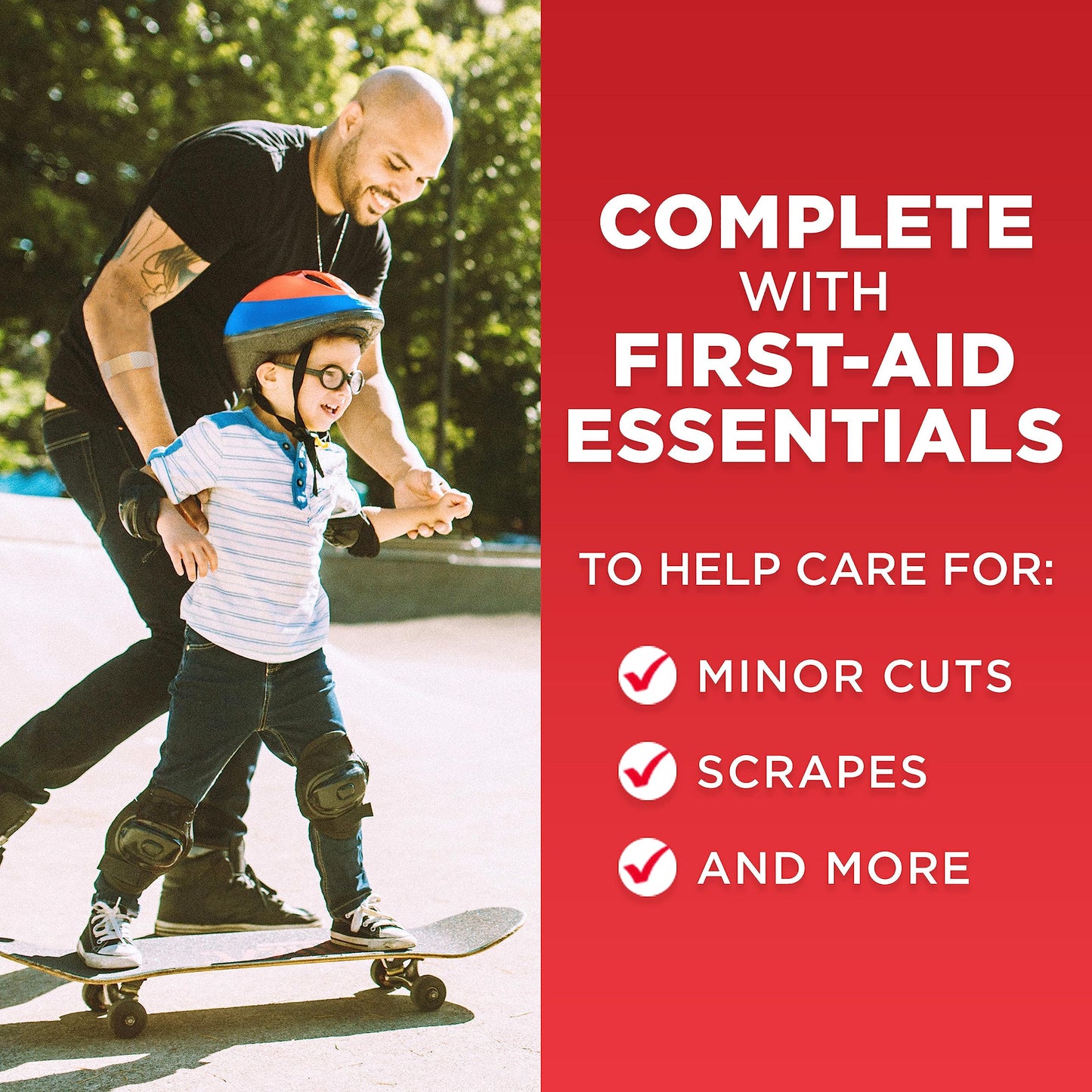 Johnson & Johnson All-Purpose Portable Compact First Aid Kit for Minor Cut