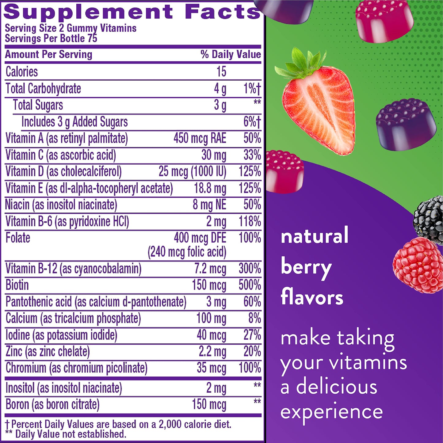Vitafusion Womens Multivitamin Gummies (150 Count) and Vitafusion Extra Strength