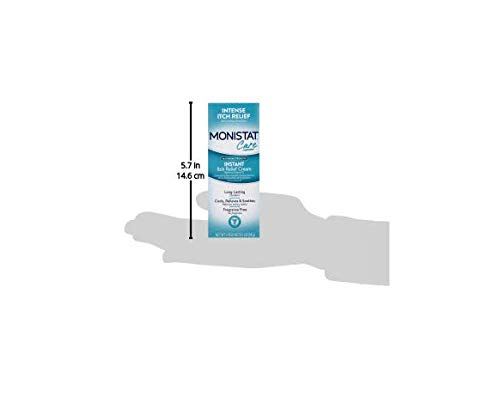 Monistat Instant Itch Relief Cream for Women, Maximum Strength Feminine Itch Care, 1 oz, 2 Pack Monistat