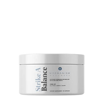 Mechanism Wellness Strike A Balance Hormonal Balance Supplements with DIM Maca Energy Mood