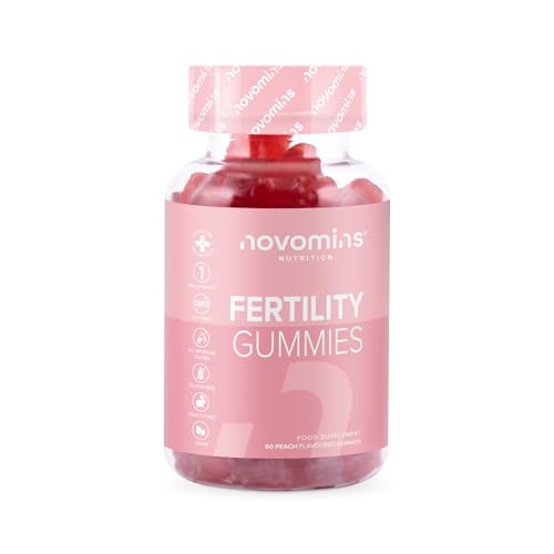Novomins Fertility Gummies - Fertility Supplements for Women Trying to Conceive–25 Essential Vitamins