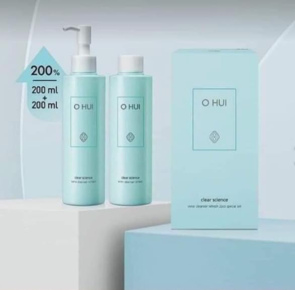OHui Korea Personal Care Clear Science Inner Cleanser Refresh 200ml 2 Pcs Set Generic
