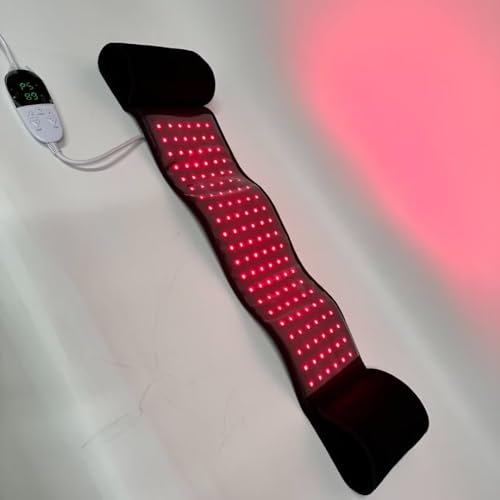 Red Light Therapy Belt, 2 in 1 LED Red & Infrared Light Therapy Flexible Wearable Pad for Body Back Okyna