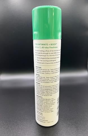 FDS Intimate + Body Dry Feminine Deodorant Spray, Delicate Breeze, 2 Oz Generic