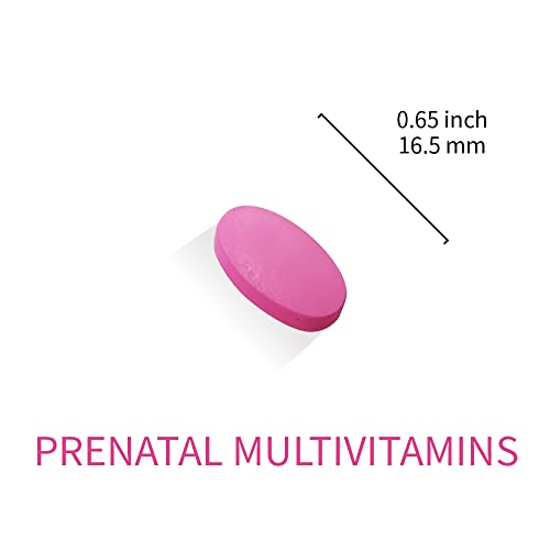 Lovita Prenatal Vitamins with Iron 27 mg, Folic Acid 800mcg & Calcium, Vegan Prenatal Vitamins