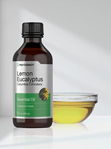 Lemon Eucalyptus Essential Oil | 2 oz | for Massage, Bath, Diffuser, DIY Projects & More