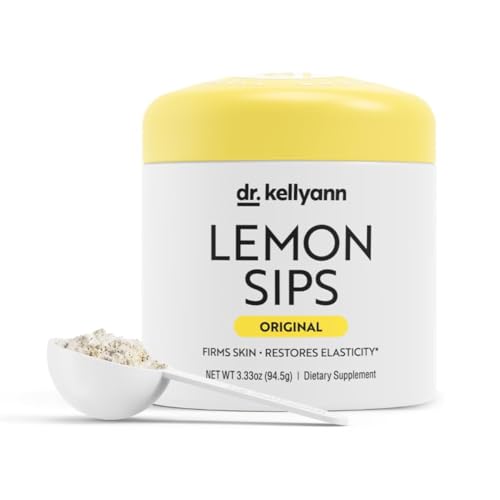 Dr. Kellyann Lemon Sips - Diet Citrus Drink Mix - Rehydrate, Detox, Revitalize - Sugar Free